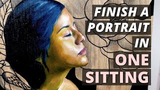 How to Paint an Oil Portrait in One Sitting |