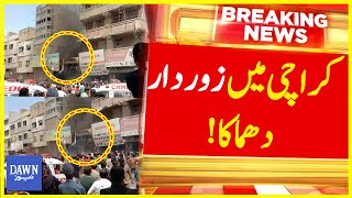 Blast In Karachi | Cylinder Blast In New Chali | Breaking News | Dawn News