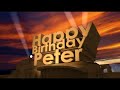 Happy Birthday Peter