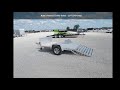 2014 aluma 638 8 utility aluminum trailer bi fold gate ...