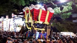 平成２７年 土師町 百舌鳥八幡宮秋祭り 月見祭 ふとん太鼓宮入2