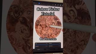 Procreate colour picker tutorial 🌈 #digitalart #tutorial