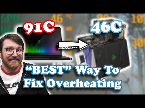 The “BEST” way to FIX an OVERHEATING gaming laptop…