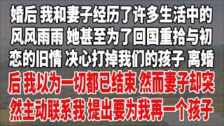 妻子嫌弃怀上我的孩子是孽种，她为了回国的初恋打掉孩子，离婚后她却要为我生孩子。#情感#講故事 #日常生活 #深夜聽故事 #家庭故事#幸福人生