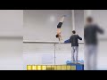 9.1d world hardest high bar routine