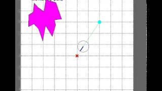 Tangent Bug Algorithm - Solution Exists (No Obstacle)