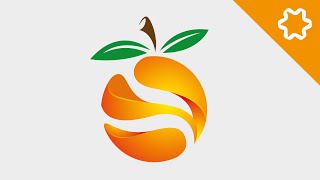 Illustrator Logo Design Tutorial / Orange 3D Logo Design / How to Design 3D Logo Design