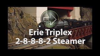 MTH Premier O Scale Erie Triplex Steam Locomotive