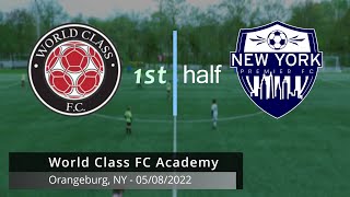 WCFC Orange vs NY Premier FC - 1st Half