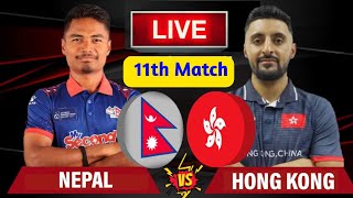 🔴Live: Nepal vs Hong Kong ACC Mens T20I | NEP vs HK Live | Nepal Live Match Today #cricketlive