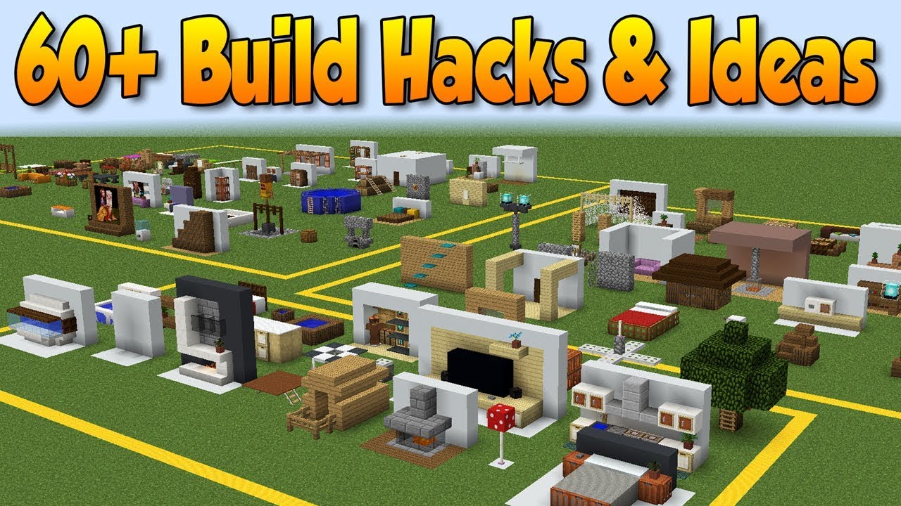 60+ MINECRAFT BUILD HACKS AND IDEAS - YouTube