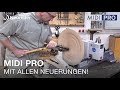 MIDI PRO Tischdrechselbank – mit allen Neuerungen