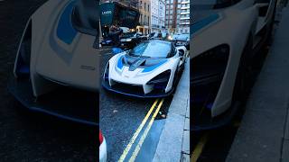 $1M MCLAREN SENNA PARKED ON THE ROAD! SUPERCAR SPOTTING IN CENTRAL LONDON! #shorts #viral #trending