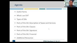 GSA PBS Client Enrichment Series - Introduction to Occupancy Agreements