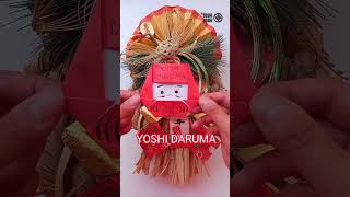 Origami Daruma.  Yoshi Daruma