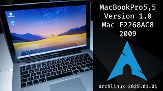 Arch Linux on a MacBook Pro from 2009 (14-01-2025)