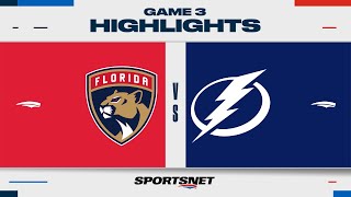 NHL Game 3 Highlights | Panthers vs. Lightning - April 25, 2024