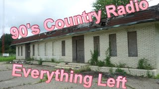 Untouched Abandoned 90's Country Radio Station - Everything Left Behind (WFMC)