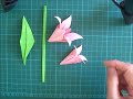 折り紙　花 立体の花束 簡単な折り方（niceno1）origami flower bouquet