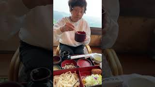 ９３歳ツムツムばあちゃん日帰り温泉♨️帰りにヒレカツうどん定食を食べる❗️👵