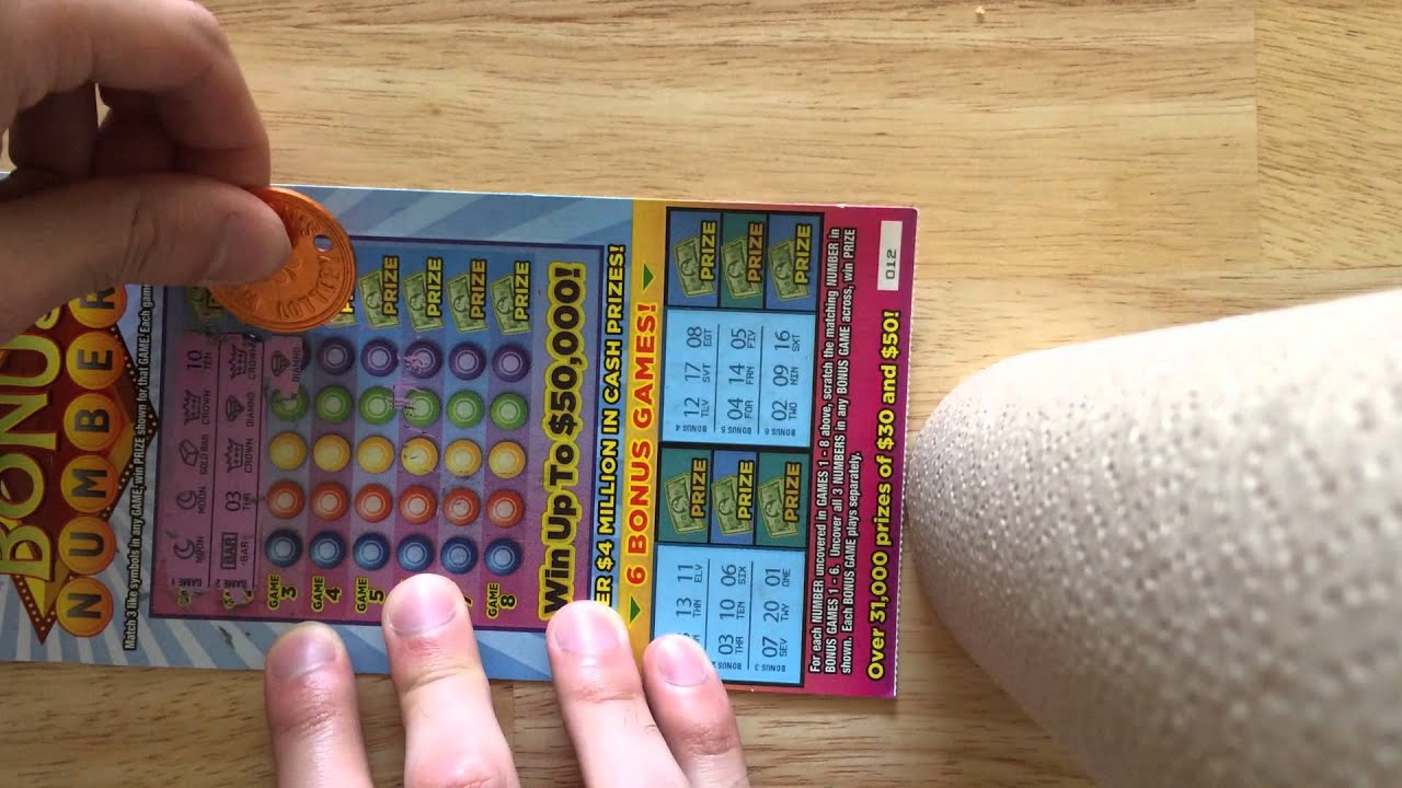 Washington's Lottery $5 Bonus Numbers Scratch Ticket Winner! - YouTube