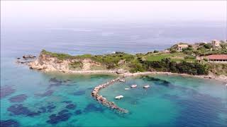 PORTO ROMA BEACH, ZANTE AERIAL FOOTAGE