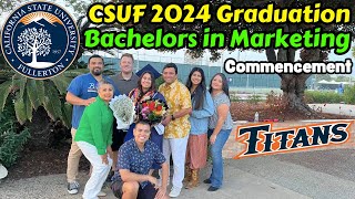CSUF Cal State Fullerton Commencement Graduation 2024