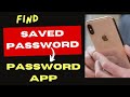 Show saved passwords and passkeys on iPhone