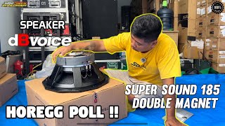 REVIEW SPEAKER DB VOICE SUPER SOUND 185 ' DOBLE MAGNET JUMBO ' BENAR BENAR HOREGGG !!