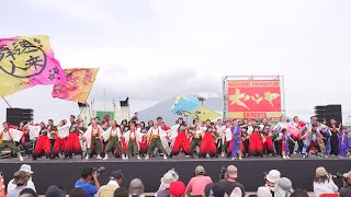 [4K] YOSAKOIさせぼ祭りPR隊　かごしま春祭 大ハンヤ2024 2日目 メイン会場