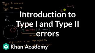 Introduction to Type I and Type II errors | AP Statistics | Khan Academy