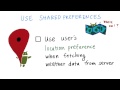 Use SharedPreferences - Developing Android Apps