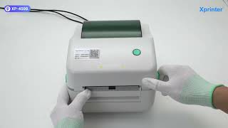 Xprinter's XP-450B---the classic and compact 4inch thermal label printer