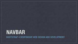 Bootstrap 4 (Alpha 6) components: Navbar