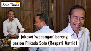 Pernyataan Mengejutkan Jokowi, Usai Wedangan Bareng Respati-Astrid!