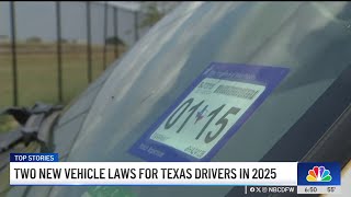 Two new vehicle laws for Texas drivers in 2025 | NBCDFW
