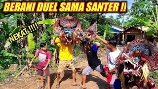 ini akibatnya!!!nekat duel sama SANTER