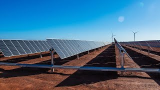 Agnew Hybrid Renewable Project 2020 - Time-lapse, of a solar farm tracking the sun through 1 day