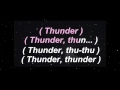 Imagine Dragons - Thunder (Instrumental) with Karaoke Text