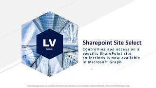 Sharepoint Site Select Microsoft Graph API with Power Apps