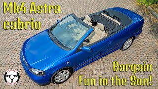 Bargain fun in the sun - Mk4 Astra Convertible Goes for a Drive