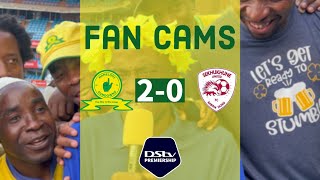 Mamelodi Sundowns 2-0 Sekhukhune United | Fan Cams | Reactions from the stands