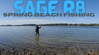 Fishing the Sage R8 for Spring Sea Run Cutthroat in Puget Sound