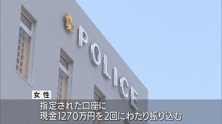 「優先権の名義を譲ってほしい…」の電話から特殊詐欺に　80代の女性が1270万円だまし取られる