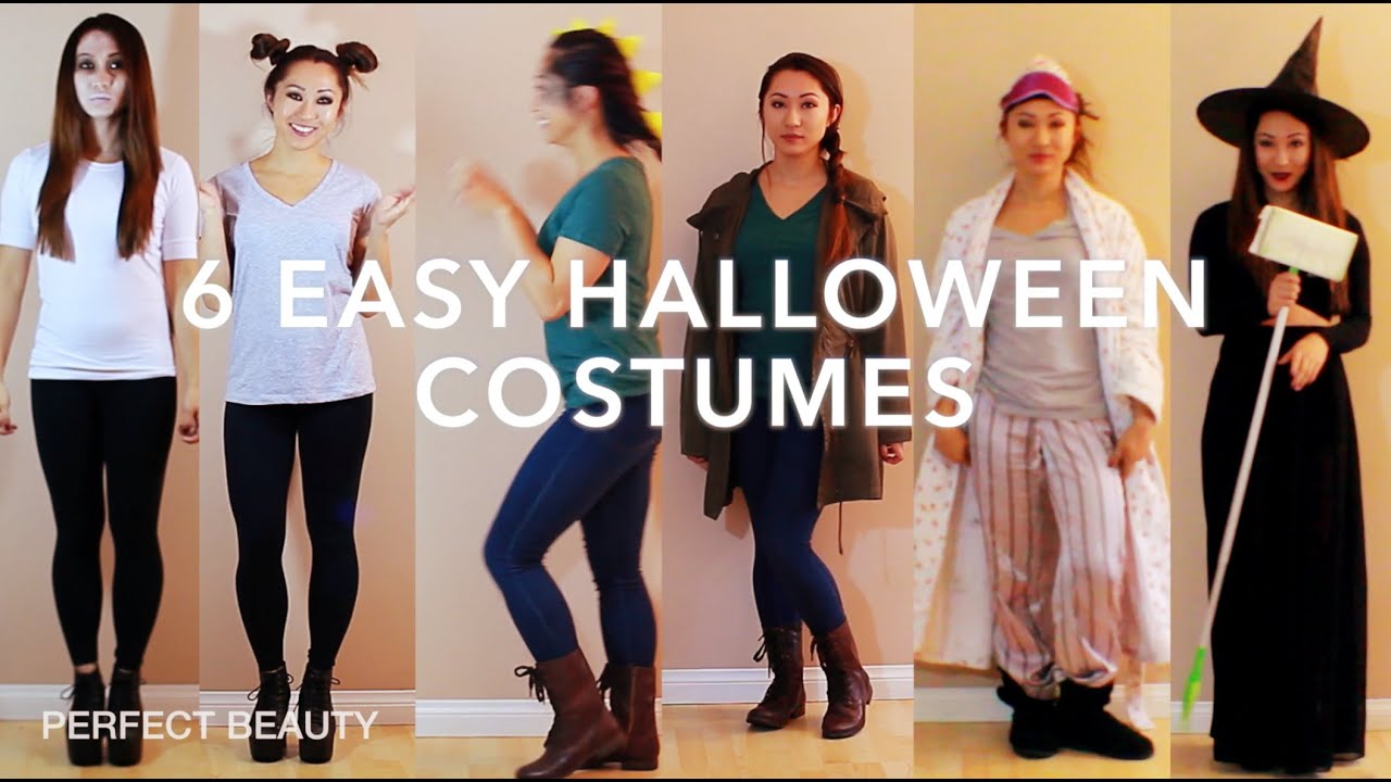 Last Minute! DIY Halloween Costume Ideas! - YouTube