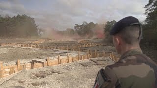 French military training Ukrainian troops ahead of battlefield deployment