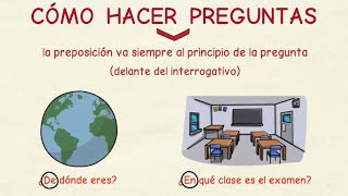 Learning Spanish: How to ask questions (basic level)