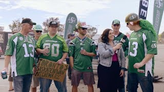 Roughriders Fans in Enemy Territory | CFL