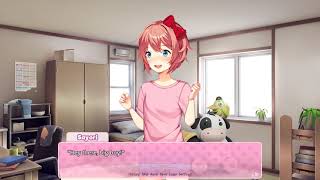 Sayori plays with herself