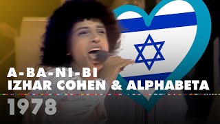 A-BA-NI-BI - IZHAR COHEN \u0026 ALPHABETA (Israel 1978 – Eurovision Song Contest HD)